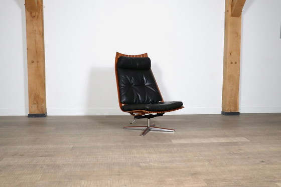 Image 1 of Hans Brattrud Scandia Swivel Lounge Chair For Hove Møbler, Norway 1957