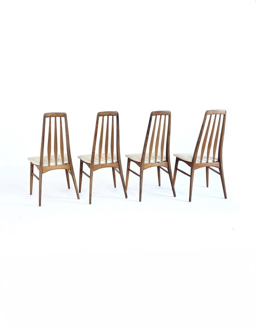 4x Vintage Dining Chair 'Eva', Koefoeds Hornslet '60