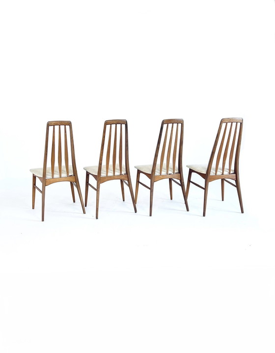Image 1 of 4x Vintage Dining Chair 'Eva', Koefoeds Hornslet '60