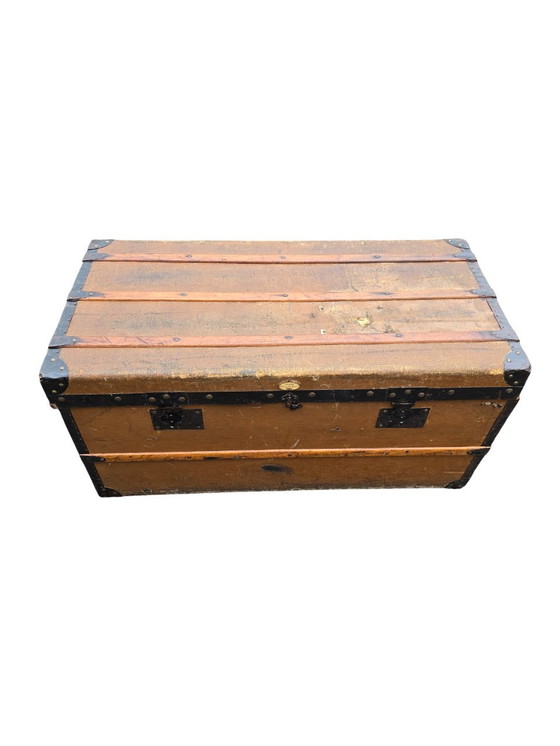 Image 1 of Antique Travel Trunk