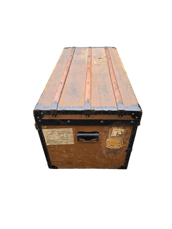 Image 1 of Antique Travel Trunk