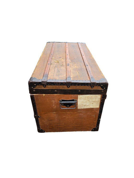 Image 1 of Antique Travel Trunk