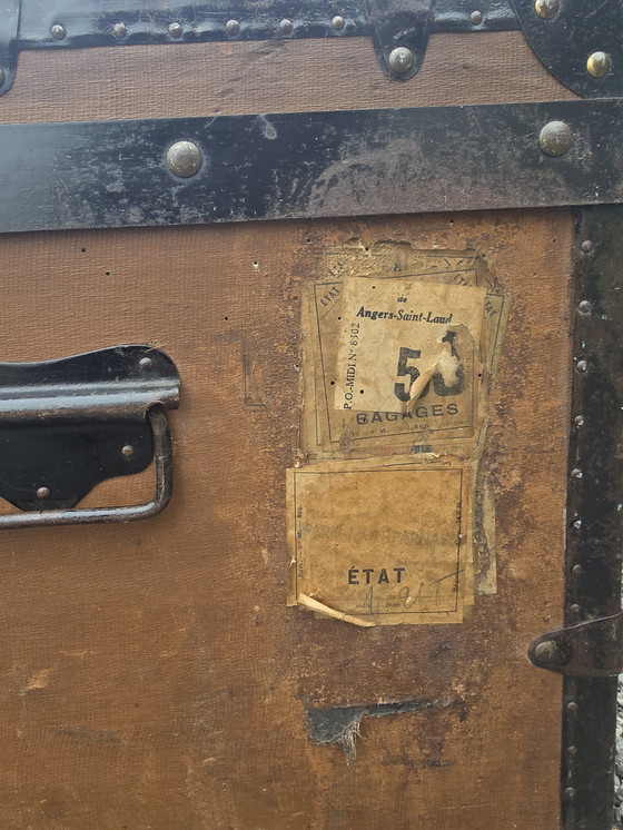 Image 1 of Antique Travel Trunk