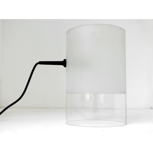 Vintage Fatua desk lamp glass Fontana Arte by Guido Rosati Italy 1970