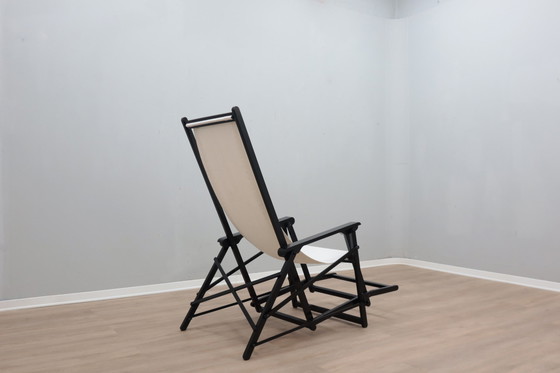 Image 1 of Vintage Italian Design Folding Deck Chair 1970S