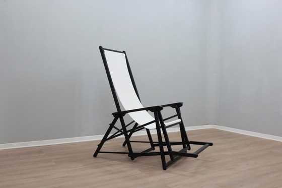 Image 1 of Vintage Italian Design Folding Deck Chair 1970S