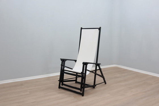 Image 1 of Vintage Italian Design Folding Deck Chair 1970S