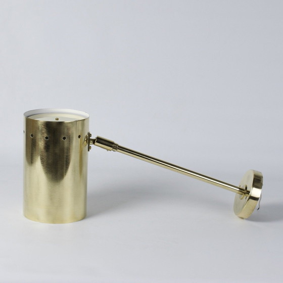 Image 1 of Grande coppia di lampade da parete o da soffitto in ottone, anni '60