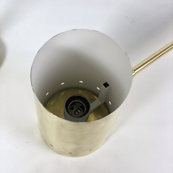 Image 1 of Grande coppia di lampade da parete o da soffitto in ottone, anni '60