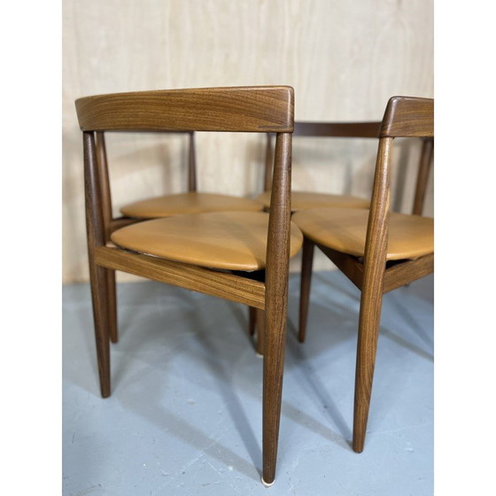 Image 1 of Vintage teak dining set by Hans Olsen for Frem Røjle, Denmark 1950s