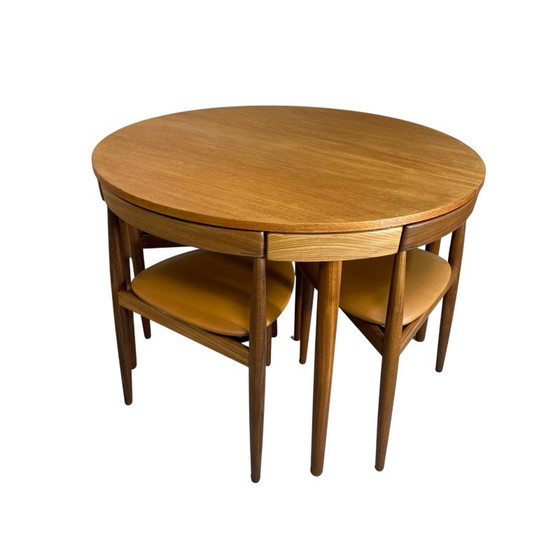 Image 1 of Vintage teak dining set by Hans Olsen for Frem Røjle, Denmark 1950s