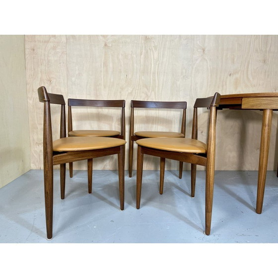 Image 1 of Vintage teak dining set by Hans Olsen for Frem Røjle, Denmark 1950s