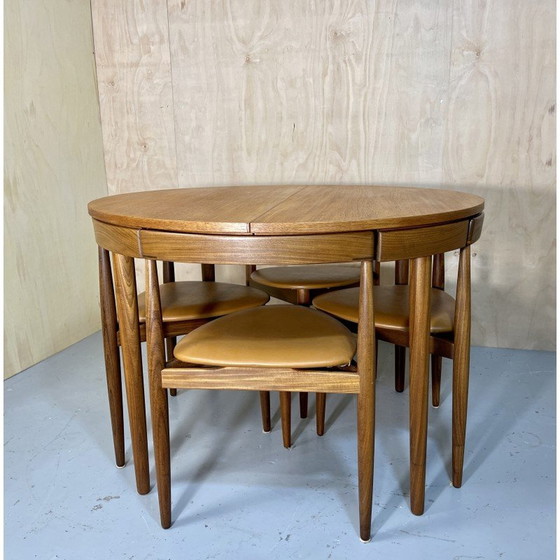 Image 1 of Vintage teak dining set by Hans Olsen for Frem Røjle, Denmark 1950s