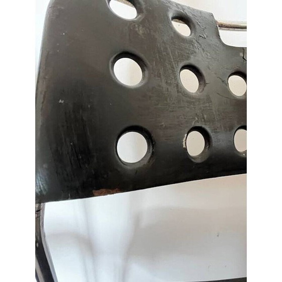 Image 1 of Set of 4 vintage black Omstak chairs by Rodney Kinsman