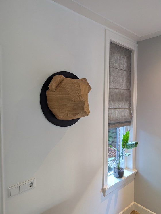 Image 1 of Decorazione murale geometrica 3D a forma di cane