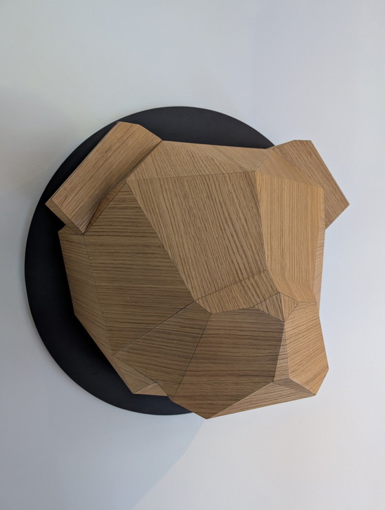 Image 1 of Decorazione murale geometrica 3D a forma di cane