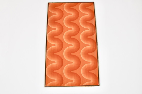 Image 1 of Fabric Board By Verner Panton For Mira Spectrum, 1970S