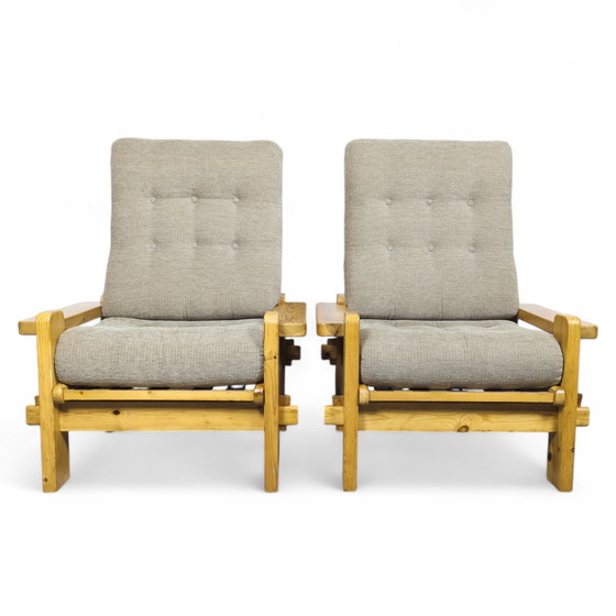 Image 1 of 2x Swedese "Dymling" Armchairs By Yngve Ekström