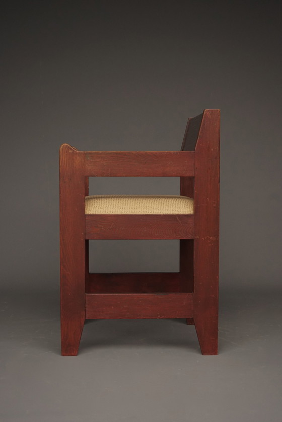 Image 1 of Dutch Modernist Art Deco Chair, 1920s