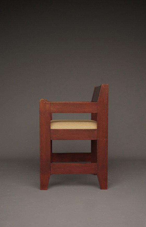 Image 1 of Dutch Modernist Art Deco Chair, 1920s