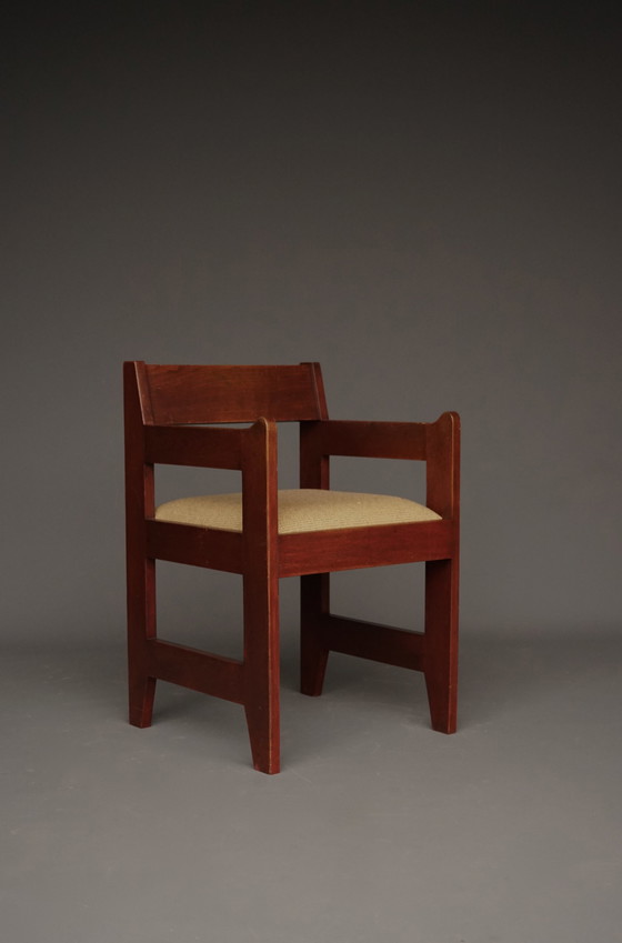 Image 1 of Dutch Modernist Art Deco Chair, 1920s