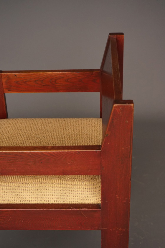 Image 1 of Dutch Modernist Art Deco Chair, 1920s