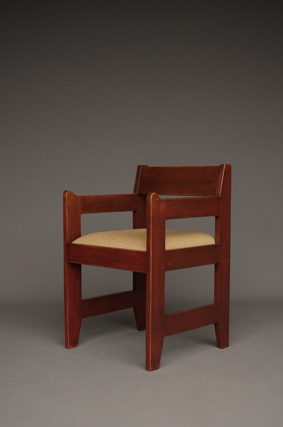 Image 1 of Dutch Modernist Art Deco Chair, 1920s