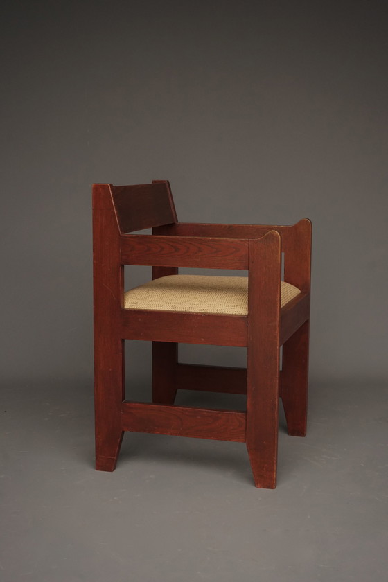 Image 1 of Dutch Modernist Art Deco Chair, 1920s