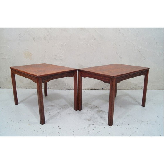 Image 1 of 2 vintage scandinavian rosewood side tables from Alberts Tibro, 1970s