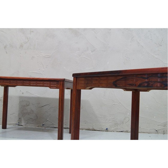 Image 1 of 2 vintage scandinavian rosewood side tables from Alberts Tibro, 1970s