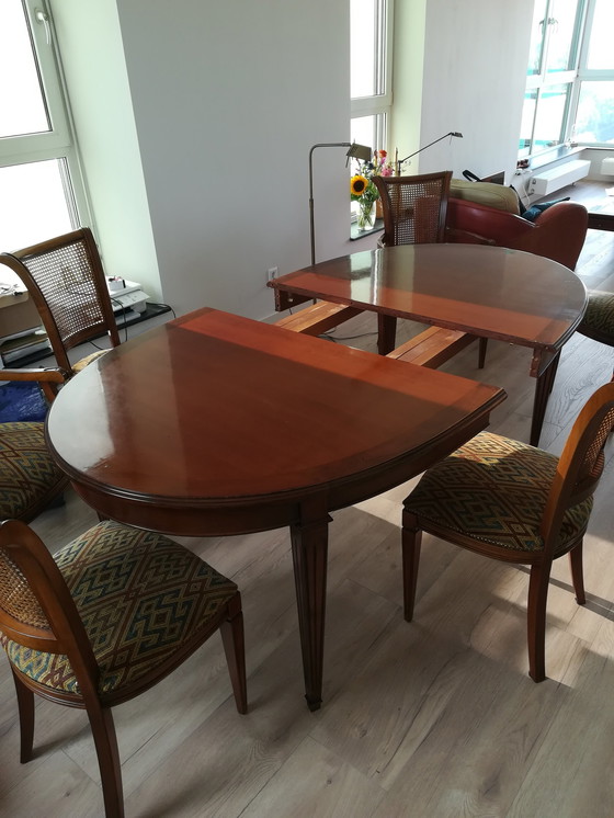 Image 1 of Cherry wood dining room set