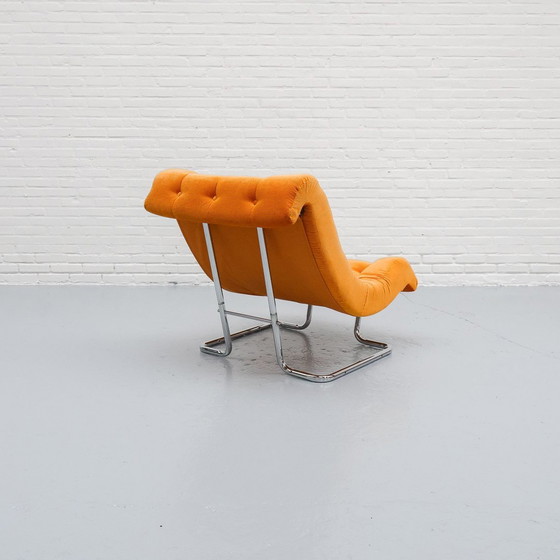 Image 1 of Lounge Armchair & Hocker '70S