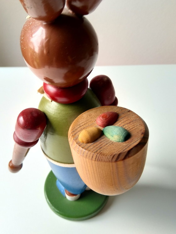 Image 1 of Ore Mountain Vintage Hare Couple, Easter Bunnies