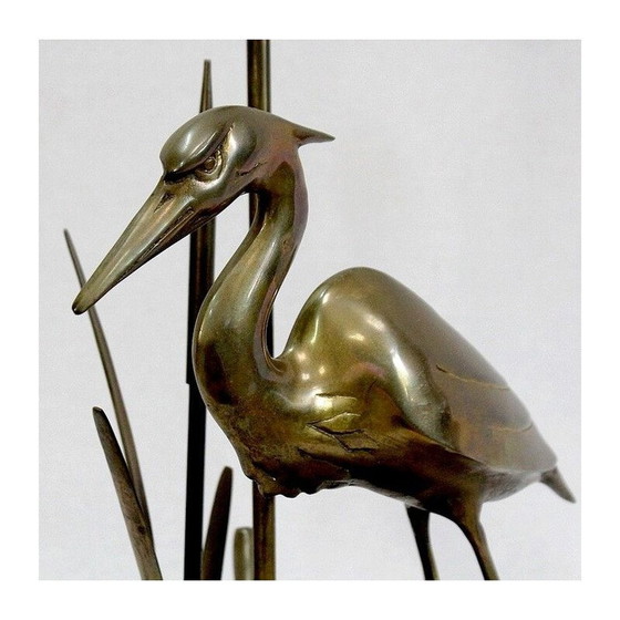 Image 1 of Vintage brass table lamp, 1970