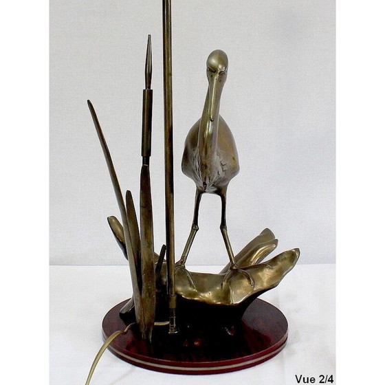 Image 1 of Vintage brass table lamp, 1970