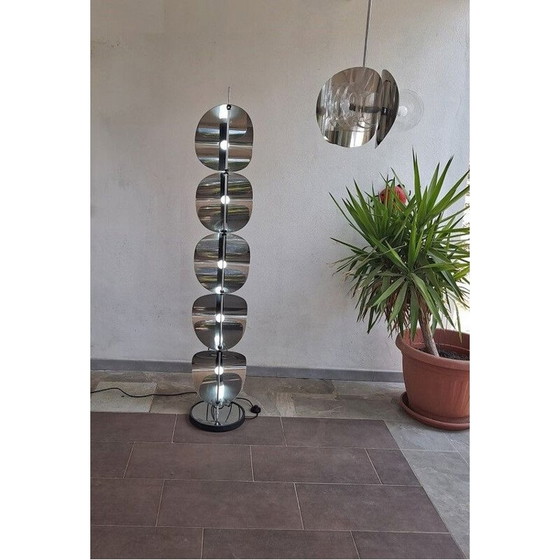 Image 1 of Mid-century modern Italian designer floor lamp for  Elica, 1960s