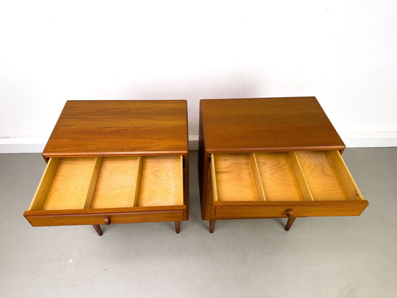 Image 1 of Teak Chests of Drawers by Bertil Fridhagen for Bodafors, 1962, Set of 2