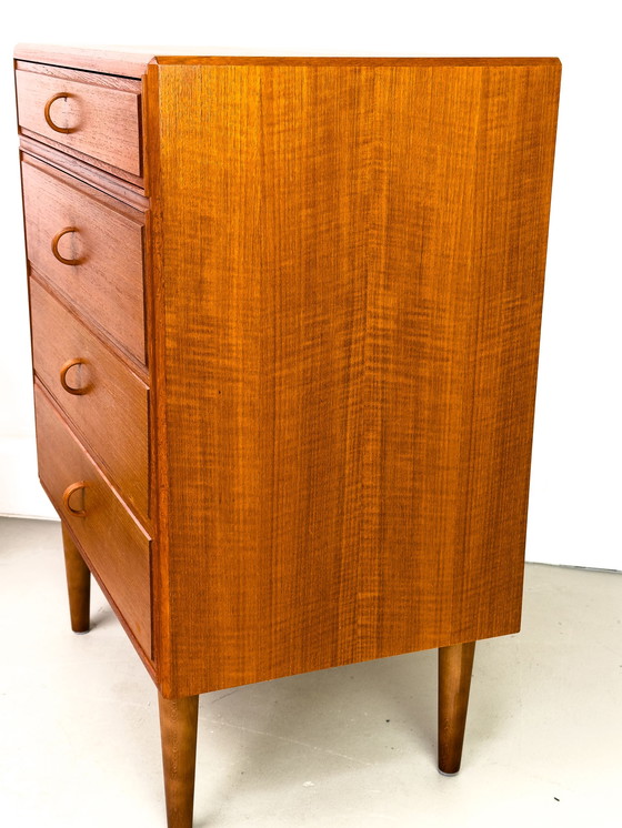 Image 1 of Teak Chests of Drawers by Bertil Fridhagen for Bodafors, 1962, Set of 2