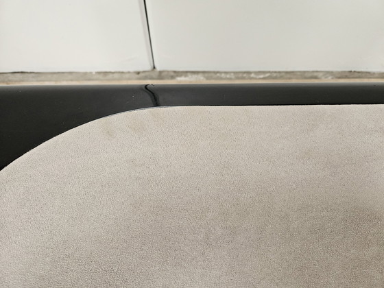 Image 1 of Vintage Game Table In Grey Fabric Attributed To Pierluigi Molinari For Pozzi Milano