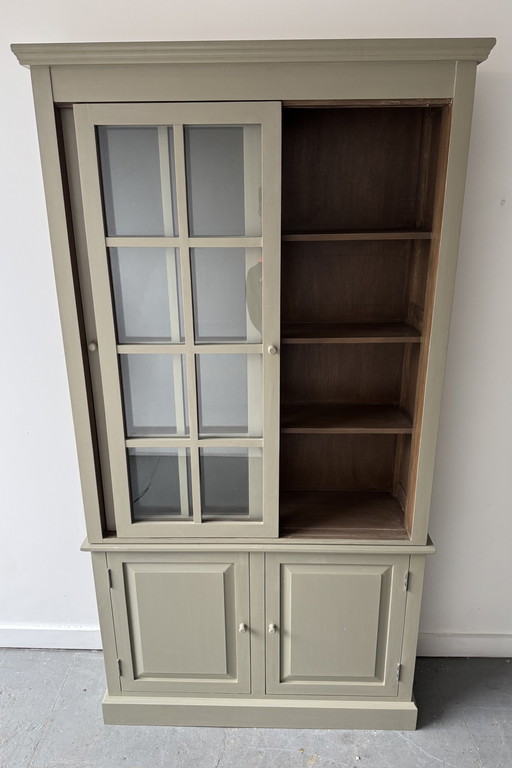 Tall Bookcase Display Cabinet By Oka