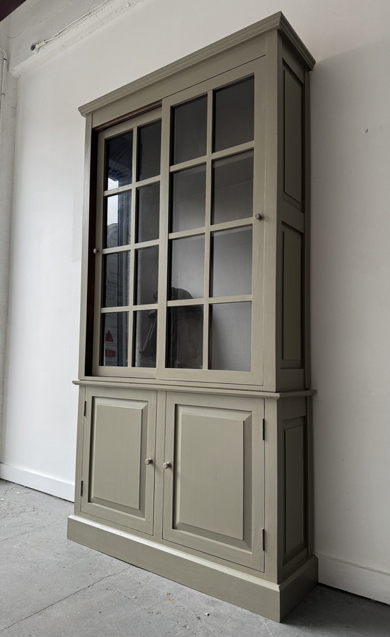 Image 1 of Tall Bookcase Display Cabinet By Oka