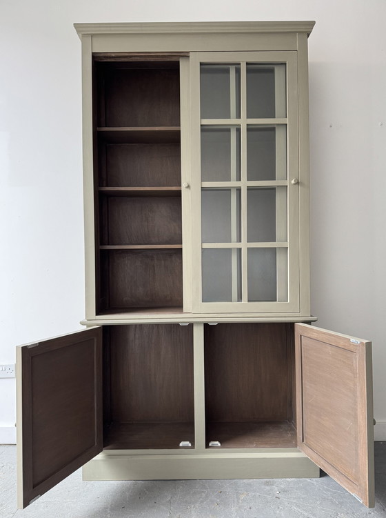 Image 1 of Tall Bookcase Display Cabinet By Oka