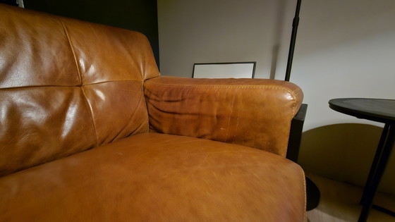 Image 1 of Metalux sofa with tough Buffalo leather