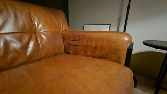 Image 1 of Metalux sofa with tough Buffalo leather