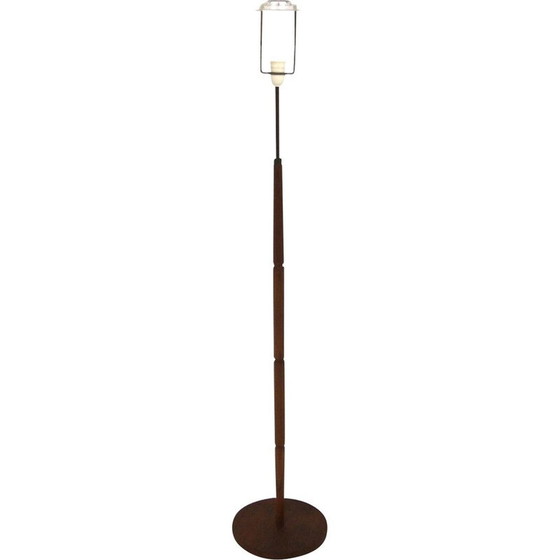 Image 1 of Vintage teak and metal floor lamp, Sweden 1960