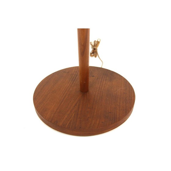 Image 1 of Vintage teak and metal floor lamp, Sweden 1960