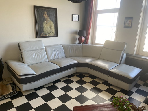 Chateau D'ax Leather Sofa