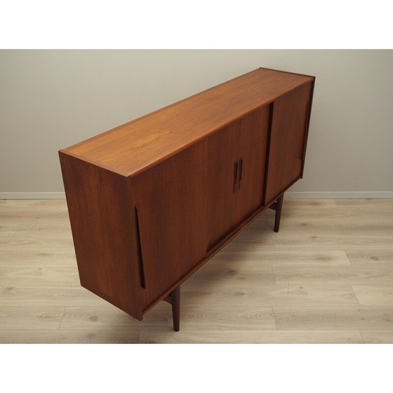 Image 1 of Vintage teak highboard, Denmark 1960s