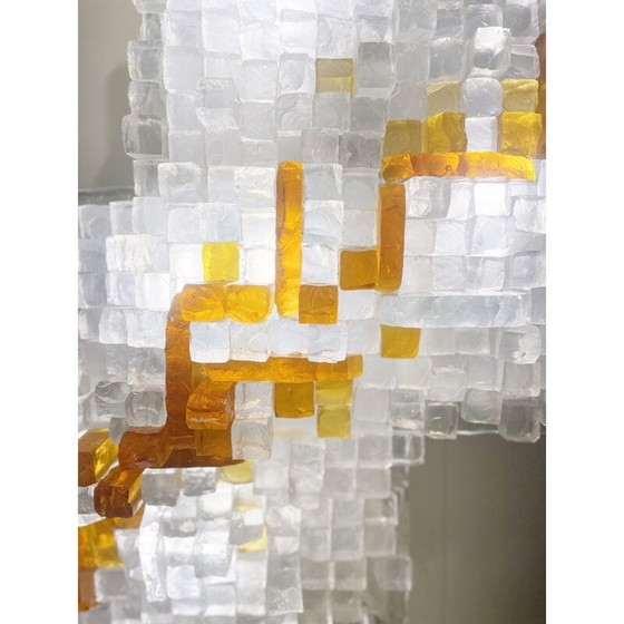 Image 1 of Lampada da parete in vetro di Murano di metà secolo di Poliarte, Italia, anni '70