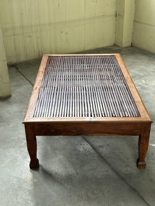 Teak & Bamboo coffee table